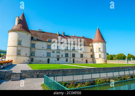 Château de Chailly sur Armancon en Bourgogne, France. Banque D'Images