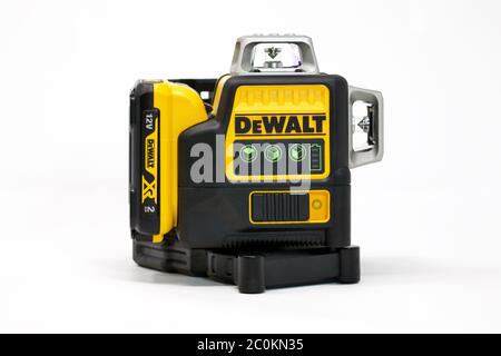 Niveau laser DeWalt Banque D'Images