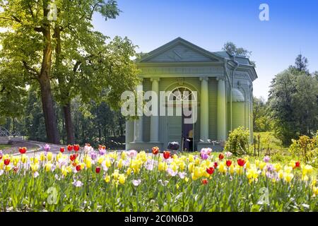 Pavillon Vénus dans le parc, 1793 ans. Gatchina. Pierre Banque D'Images