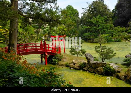 Jardins japonais Maulevrier France. Banque D'Images