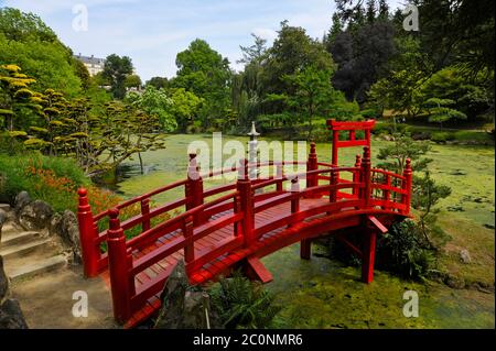 Jardins japonais Maulevrier France. Banque D'Images