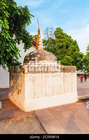 Stupa à l'Ashram Sabarmati Gandhi ou à l'Ashram Harijan ou à l'Ashram Satyagraha dans la ville d'Ahmedabad dans l'État du Gujarat en Inde Banque D'Images