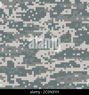 Motif camouflage américain militaire numérique dans le désert Banque D'Images