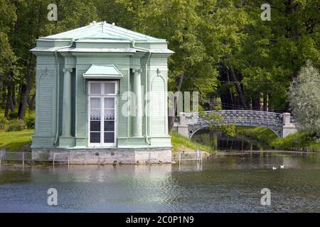 Pavillon Vénus dans le parc, 1793 ans. Gatchina. Pierre Banque D'Images