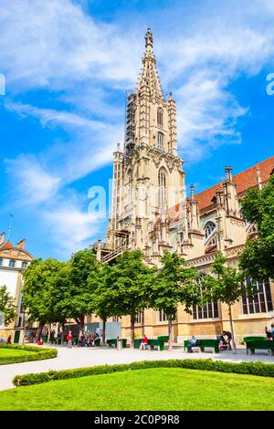 La cathédrale de Berne ou Berner Munster réformé suisse est une cathédrale dans la vieille ville de Berne en Suisse Banque D'Images