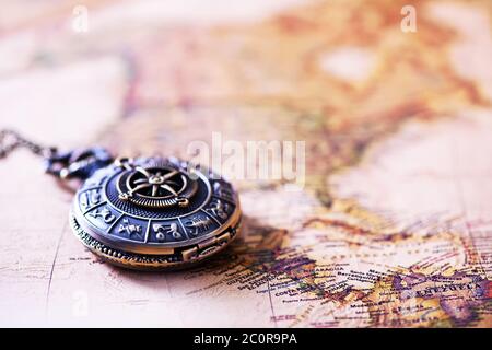 ancienne carte Banque D'Images