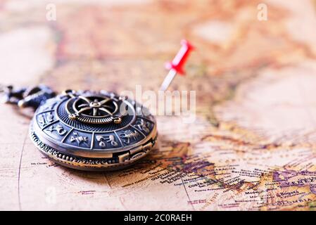 ancienne carte Banque D'Images