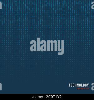 Arrière-plan numérique de la matrice abstraite. Illustration de Vecteur