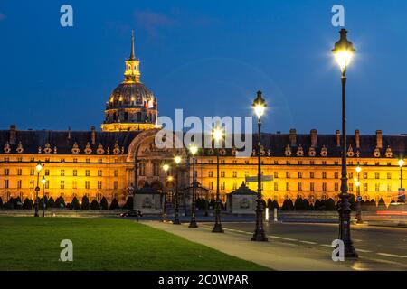 Les Invalides à Paris Banque D'Images