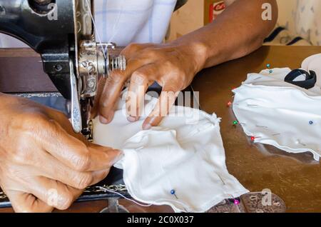 Masque de couture Banque D'Images