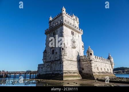 La Tour de Belém à Lisbonne Banque D'Images