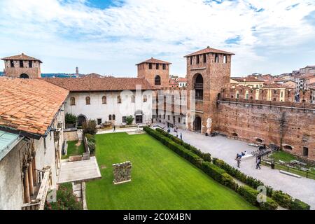 Castelvecchio à Vérone, Italie Banque D'Images