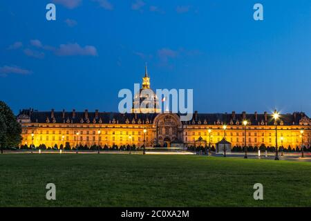 Les Invalides à Paris Banque D'Images