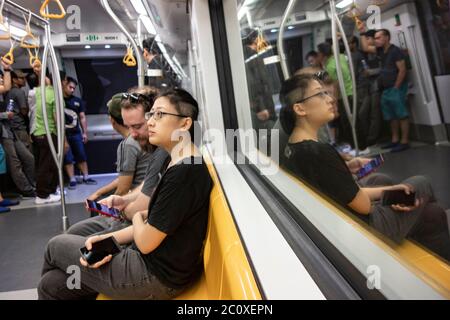 Métro. Singapour Banque D'Images