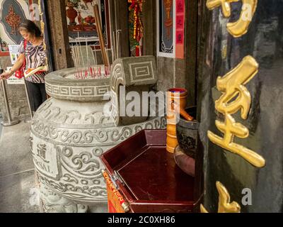 Temple Sintoïste Thian Hock. Chinatown. Singapour. Banque D'Images