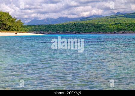 Récif le long des rives de l'île Jaco au Timor oriental Banque D'Images