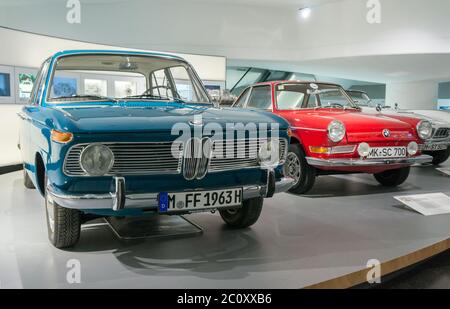 Munich, Allemagne - 10 mars 2016 : Musée BMW Banque D'Images