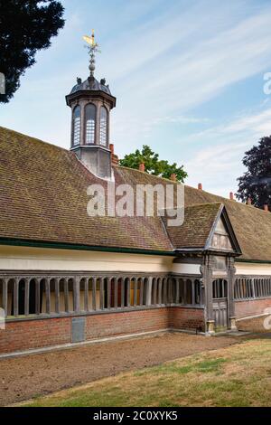 Longues Alley Almshres tôt le matin. Abingdon, Oxfordshire, Angleterre Banque D'Images