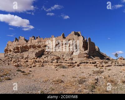 Ruines du ksar à Meski à Marokko Banque D'Images