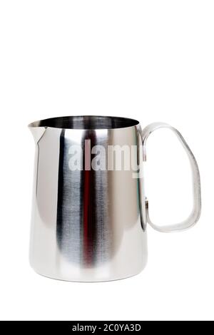 Pot à lait en acier inoxydable isolé chaudière Banque D'Images