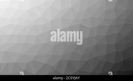Résumé fond vecteur gris composé de triangles poly bas Banque D'Images