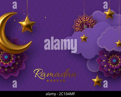 Illustration du vecteur de Ramadan Kareem. Illustration de Vecteur