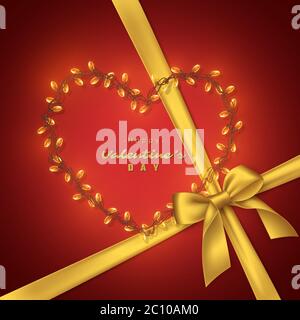 Valentines Day background. Illustration de Vecteur