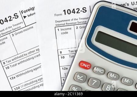 Remplir le formulaire DE TAXE Banque D'Images