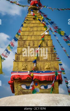 Stupa Boudhanath Banque D'Images