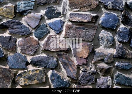 La texture sous forme de mur de quartz coloré Banque D'Images