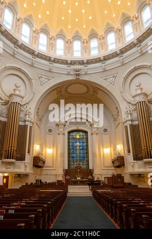 Chapelle de l'Académie navale des États-Unis à Annapolis, Maryland Banque D'Images