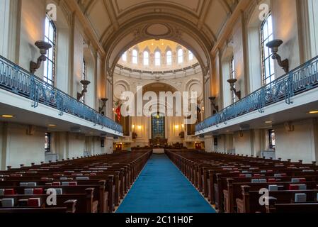 Chapelle de l'Académie navale des États-Unis à Annapolis, Maryland Banque D'Images