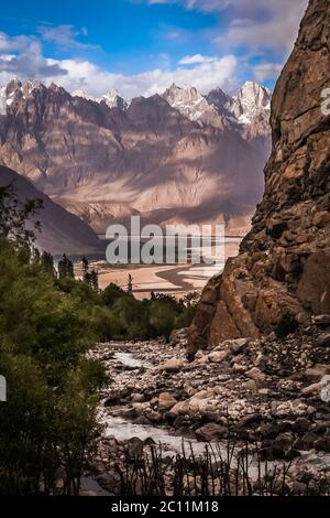 Parc national de Karakorum central Banque D'Images