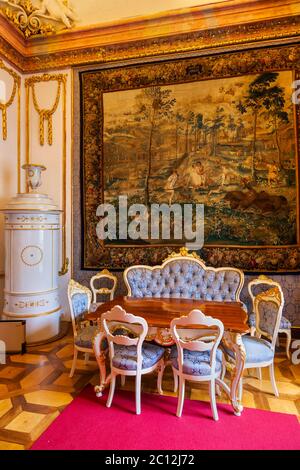 Intérieur de palais à Salzbourg Autriche Banque D'Images