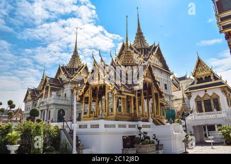 Le magnifique Palais doré de Bangkok en Thaïlande Banque D'Images