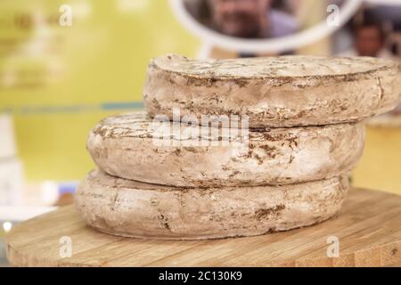 Fromages de montagne naturels Banque D'Images