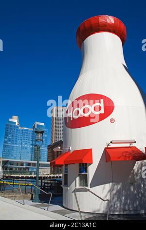 Hood's Milk Bottle Cafe, musée pour enfants, Boston, Massachusetts, États-Unis Banque D'Images