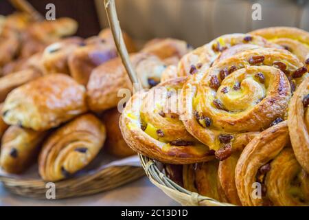 assortiment de pâtisseries françaises Banque D'Images