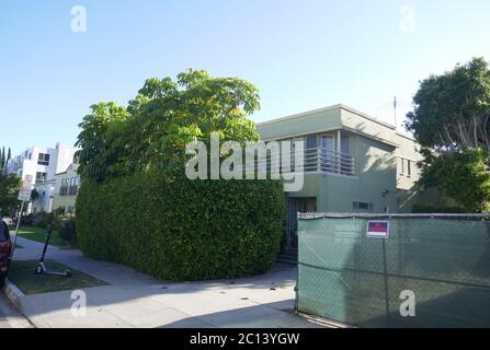 West Hollywood, Californie, Etats-Unis 13 juin 2020 UNE vue générale de l'atmosphère de résidence de l'actrice Agnes Ayers au 843 North Alfred Street le 13 juin 2020 à West Hollywood, Californie, Etats-Unis. Photo par Barry King/Alay stock photo Banque D'Images