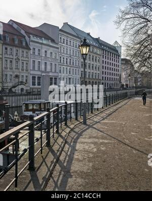 Île des pêcheurs à Berlin Banque D'Images