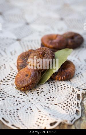 Pâtisseries de figues séchées Banque D'Images