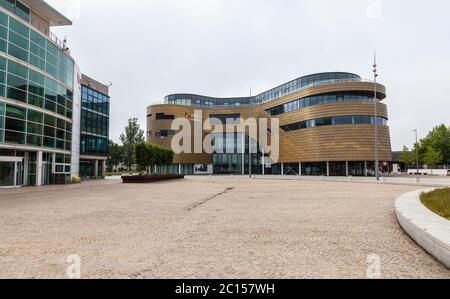 La courbe, un état de l'art University building dans le centre de Middlesbrough, Angleterre, Royaume-Uni Banque D'Images