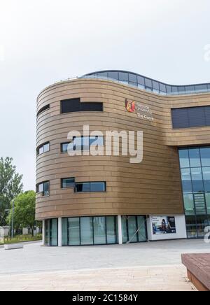 La courbe, un état de l'art University building dans le centre de Middlesbrough, Angleterre, Royaume-Uni Banque D'Images