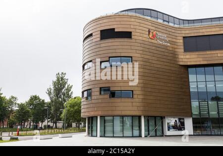 La courbe, un état de l'art University building dans le centre de Middlesbrough, Angleterre, Royaume-Uni Banque D'Images