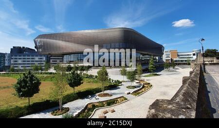 Vieux murs de WestQuay et Southampton Banque D'Images