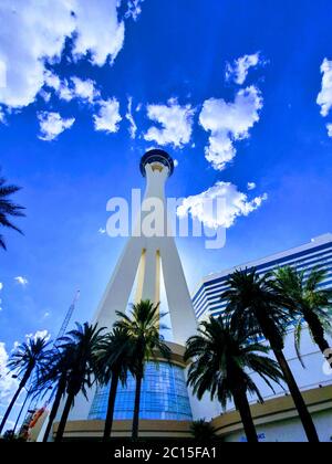 La stratosphère - Las Vegas Banque D'Images