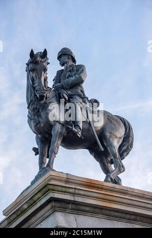 Statue du mémorial Lord Roberts, Kelvingrove, Glasgow, Écosse Banque D'Images