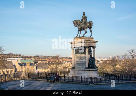 Statue du mémorial Lord Roberts, Kelvingrove, Glasgow, Écosse Banque D'Images