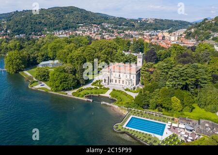 Villa Erba, Cernobbio. Vacances sur le lac de Côme en Italie Banque D'Images