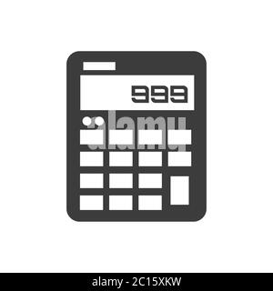 Icône de la calculatrice Banque D'Images